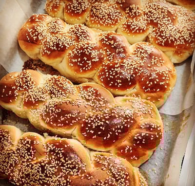 חלות לשבת מקמח כוסמין