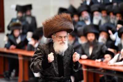 הרבי מויז'ניץ (צילום: יהושע פרוכטר)