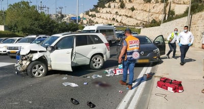 זירת התאונה