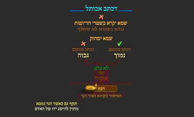 הדף היומי: מסכת שבת, דף קמ"ט • סיכום והמחשה