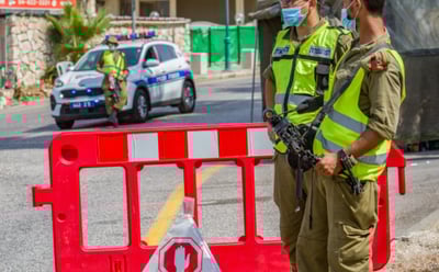 אילוסטרציה. חיילי משטרה צבאית בקורונה