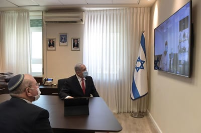 נתניהו בשיחה עם פרופ' שפירא