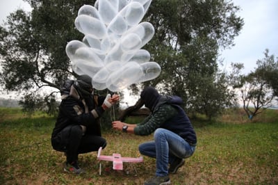 הפרחת בלוני תבערה