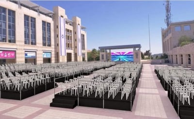 ההכנות להאירוע המרכזי לבני עליה בירושלים. בהקלטה: אהרל'ה וינטרוב שר: יצחק אלחנן שמאלה