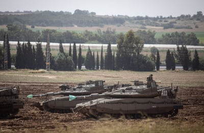טנקים של צה"ל תקפו עמדות חמאס בעזה