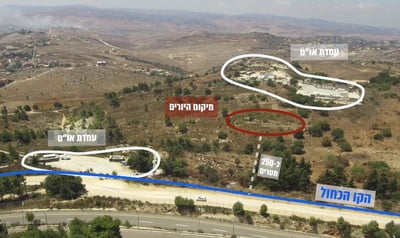 צה"ל מפרסם: מכאן ירו מחבלי החיזבאללה
