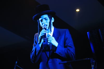 מוטי שטיינמץ  בסיום הש"ס של דרשו "הבן יקיר לי"