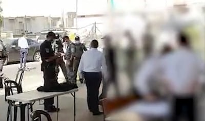 כוחות המשטרה סגרו בתי כנסת בבני ברק