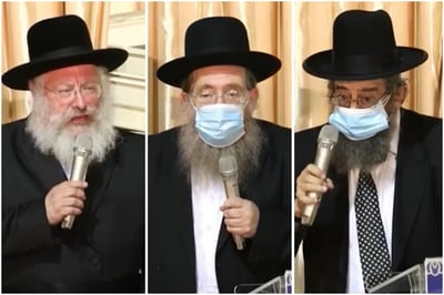 הגר"מ בן שמעון, הגר"ש רוזנבלט והגרחי"א לנדא