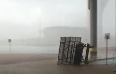 'אנחנו בהוריקן' • צפו בסערה בשדה"ת רמון