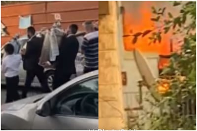 ספרי התורה ניצלו מהאש המשתוללת • צפו