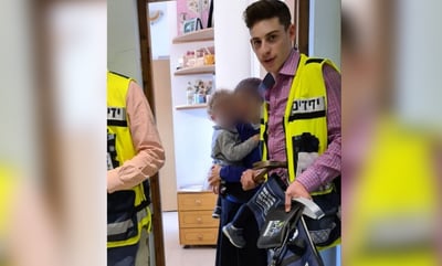 ילד קטן ננעל בחדר בביתו - עד שחולץ בשלום