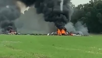 אסון הרוגי המטוס: השניות שאחרי ההתרסקות