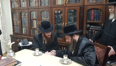 הרבי מפיטסבורג ביקר אצל הרבי מקאליב