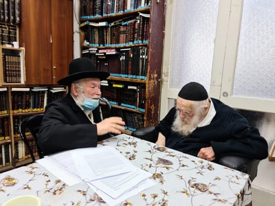 הגר"י זילברשטיין בירך "שהחיינו" על הגר"ח קנייבסקי