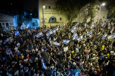 כתב אישום: תקף מפגינה נגד בנימין נתניהו