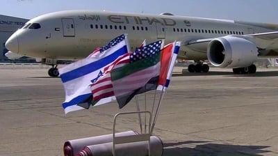 מטוס מהאמירויות, בנתב"ג. אילוסטרציה