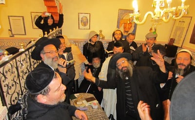 יהודים בהילולא במרוקו