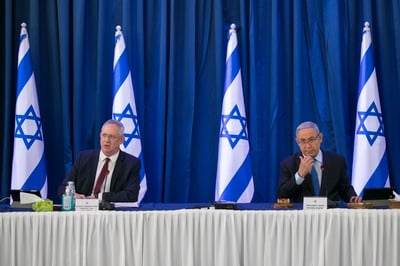 נתניהו וגנץ. ארכיון