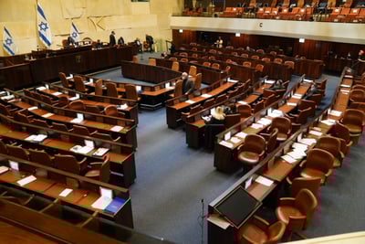 מליאת הכנסת, הערב