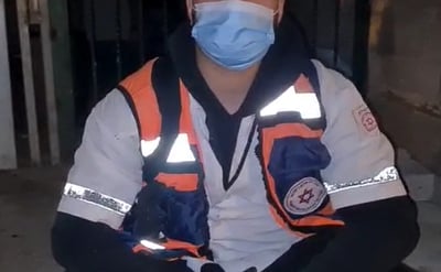 תיעוד: 'בלש משטרתי התחזה לחובש מד"א'