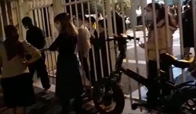מתחם בדיקות קורונה במודיעין עילית. אילוסטרציה