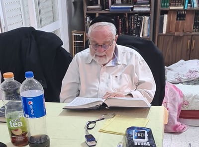 הרב ויינר - יום לפני פטירתו