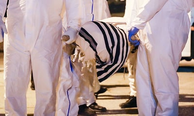 הלווית נפטר 'קורונה'. ארכיון