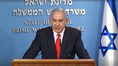 הנושא באחריות, ה"ידיד" נתניהו, מתקבל באהדה. ארכיון