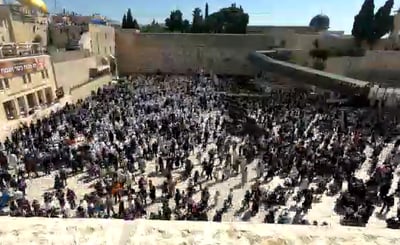מדהים: מעמד 'ברכת הכהנים' ב-60 שניות