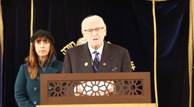 זכרון הקדושים במירון עם חברי הפרלמנט האוסטרלי