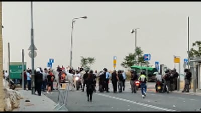 קטטה בין יהודים לערבים סמוך לאוניברסיטה
