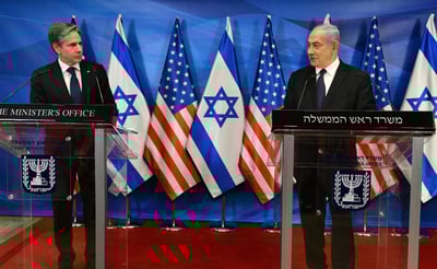 נתניהו לבלינקן: "תודה לך ולנשיא ג'ו ביידן"