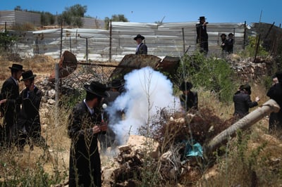 ההפגנה בגוש עציון