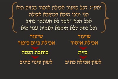 מסכת יומא, דף ע"ט • סיכום והמחשה של הדף היומי