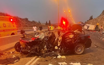 זירת התאונה