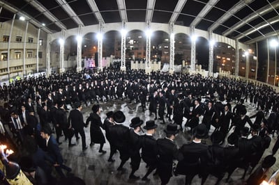 שמחת בית השואבה המרכזית בבעלזא • צפו