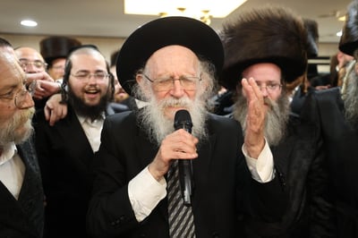 צפו: הגר"ש גלאי הרקיד את בחורי 'אורייתא'