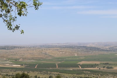 "עמק איילון" בו התרחש 'קרב הטרקטורים' בשב"ק פרשת נח תשכ"ז (1966)