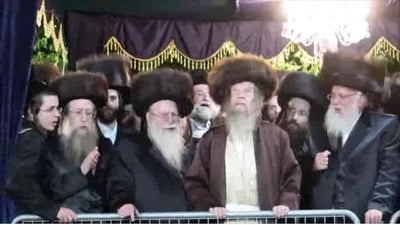 האדמו"ר בחתונה