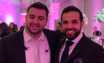 יוני עם המפיק שלומי זלאצמאן