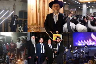 הדלקות נרות חנוכה בעולם