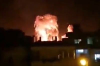 צפו: כך בוצעה התקיפה המיוחסת לישראל