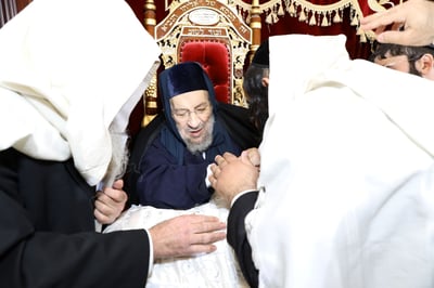 נתיבות: שמחת הברית לבן הרב יוסף חיים דבדה