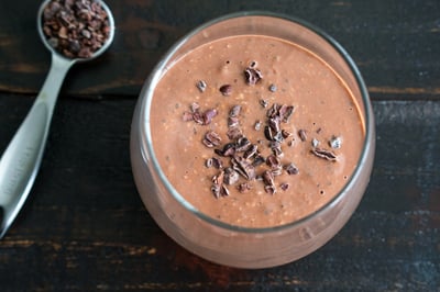 שייק שוקולד על בסיס שיבולת שועל, Overnight Oats