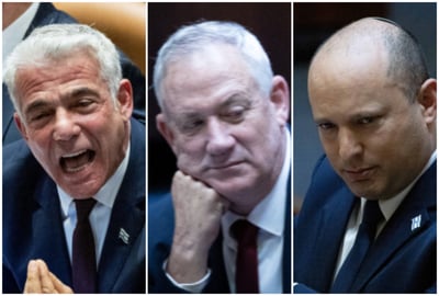 בנט, גנץ ולפיד