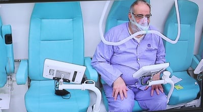 יגאל גואטה טופל בתא לחץ ב'איכילוב'; צפו