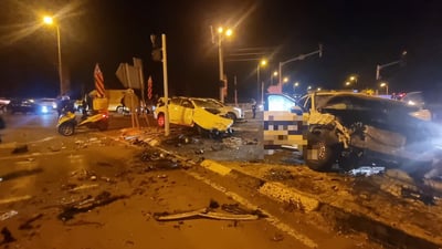 זירת התאונה הקשה