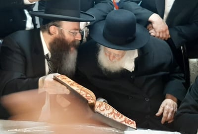 הרב דרוק עם מרן הגר"ח