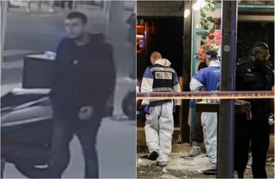 המחבל כפי שנתפס במצלמות אבטחה